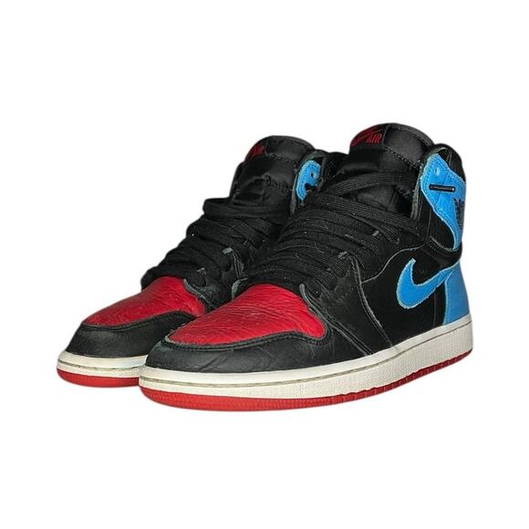 Women's Nike Air Jordan 1 High OG "UNC to Chicago" Sneakers Size 7.5 - Picture 2 of 6